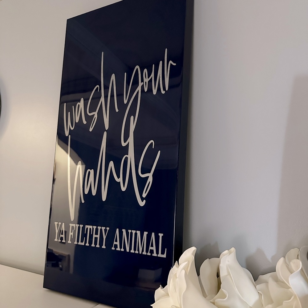 Bathroom wall art